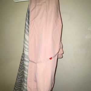Heart strap pink pants